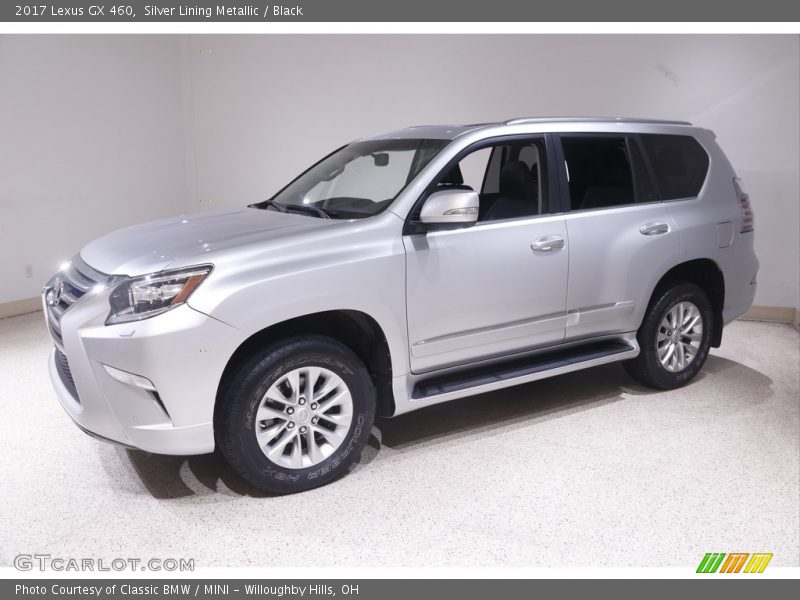 Silver Lining Metallic / Black 2017 Lexus GX 460