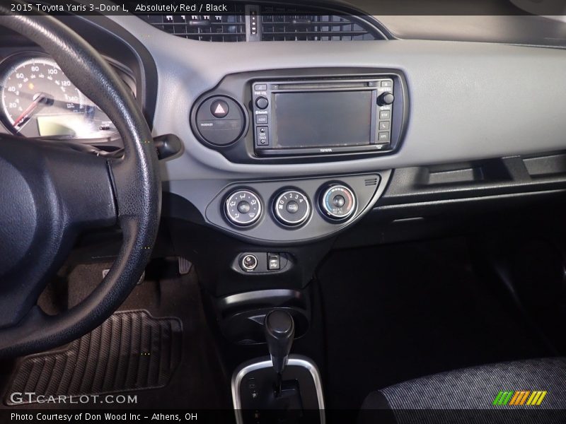 Controls of 2015 Yaris 3-Door L