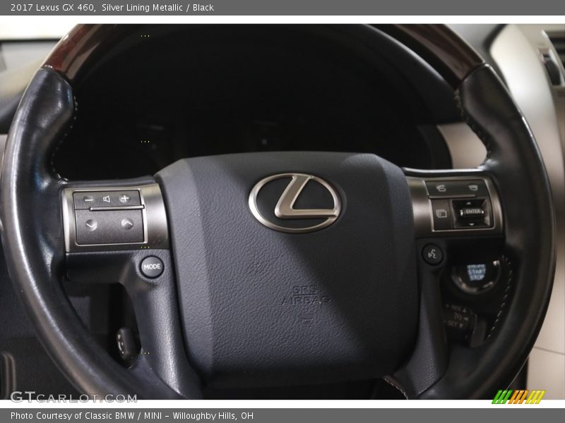 Silver Lining Metallic / Black 2017 Lexus GX 460
