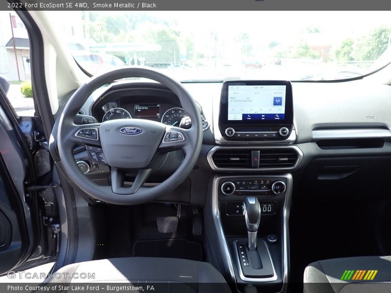 Smoke Metallic / Black 2022 Ford EcoSport SE 4WD