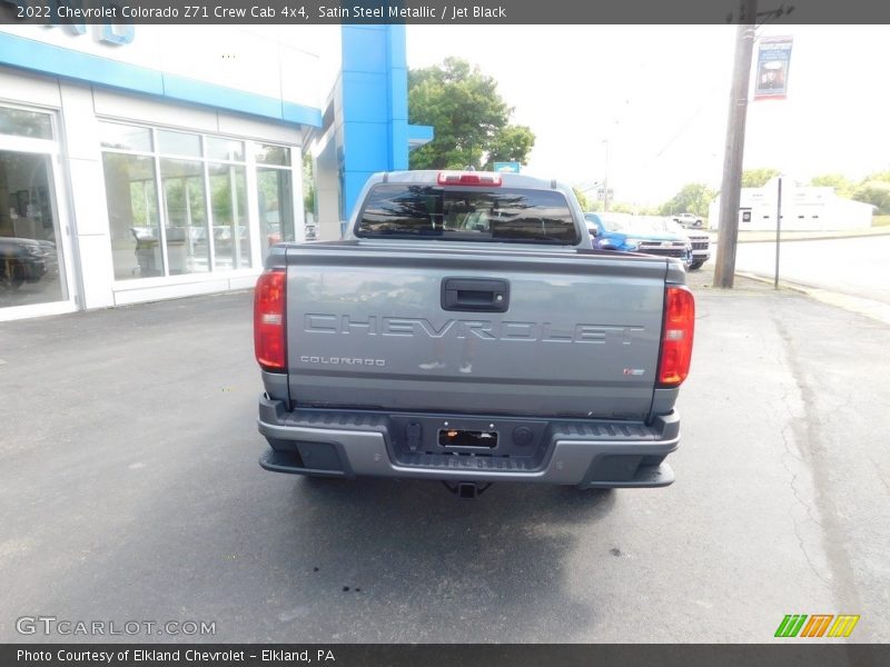 Satin Steel Metallic / Jet Black 2022 Chevrolet Colorado Z71 Crew Cab 4x4