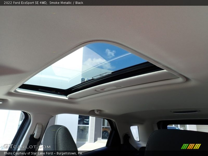 Smoke Metallic / Black 2022 Ford EcoSport SE 4WD