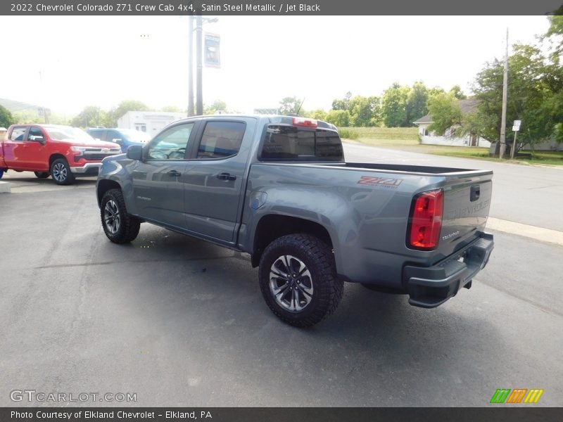 Satin Steel Metallic / Jet Black 2022 Chevrolet Colorado Z71 Crew Cab 4x4