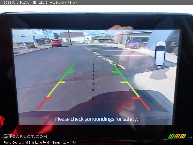 Smoke Metallic / Black 2022 Ford EcoSport SE 4WD