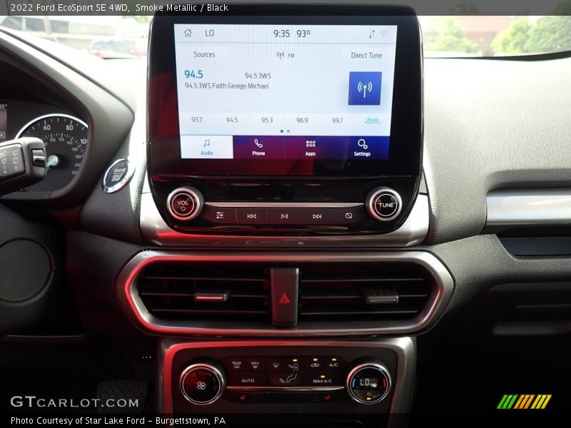 Smoke Metallic / Black 2022 Ford EcoSport SE 4WD