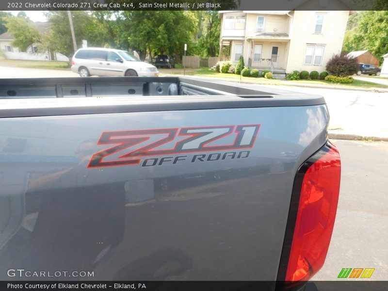 Satin Steel Metallic / Jet Black 2022 Chevrolet Colorado Z71 Crew Cab 4x4