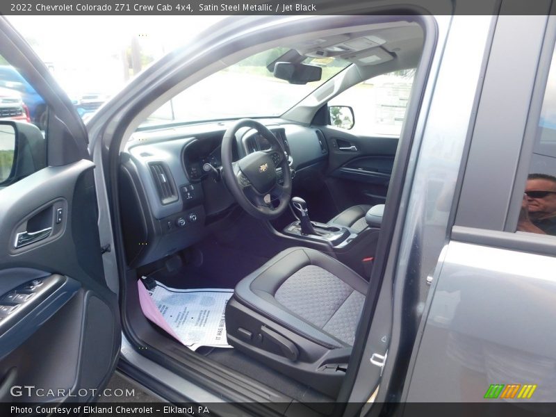 Satin Steel Metallic / Jet Black 2022 Chevrolet Colorado Z71 Crew Cab 4x4