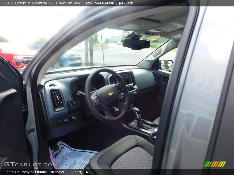 Satin Steel Metallic / Jet Black 2022 Chevrolet Colorado Z71 Crew Cab 4x4