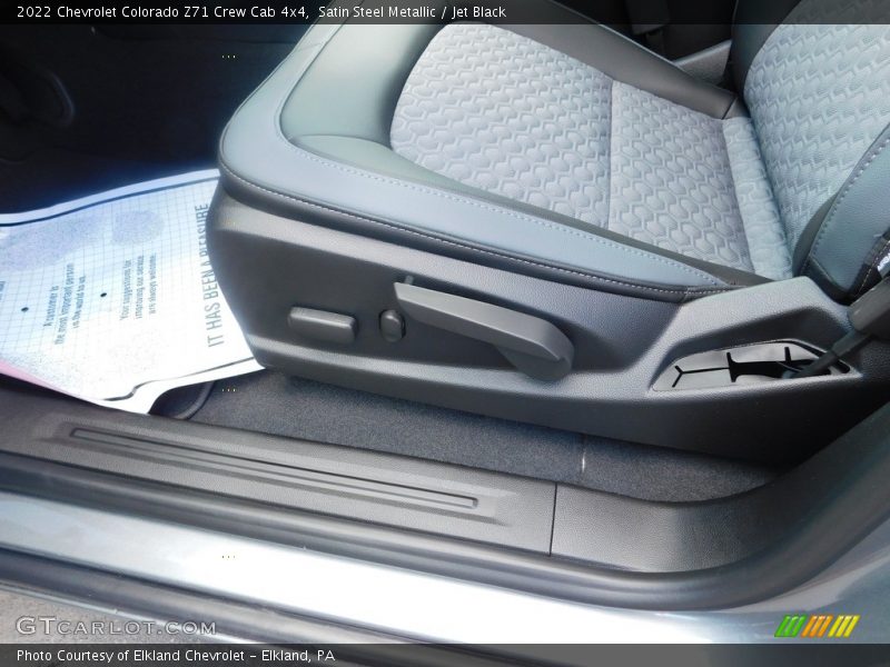 Satin Steel Metallic / Jet Black 2022 Chevrolet Colorado Z71 Crew Cab 4x4