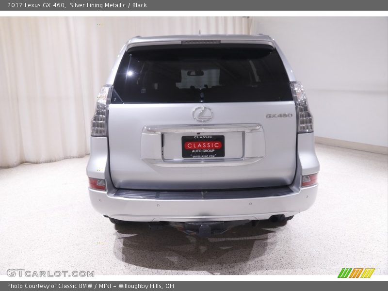 Silver Lining Metallic / Black 2017 Lexus GX 460