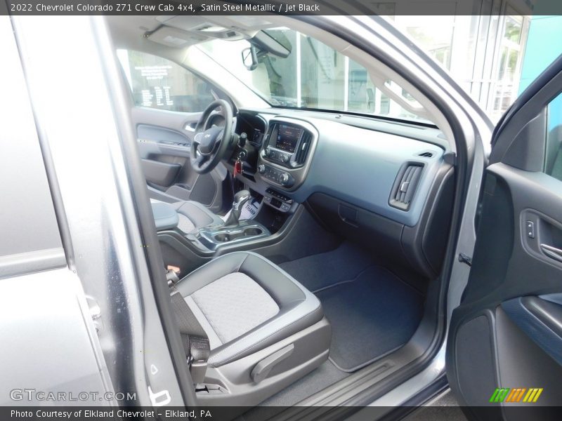 Satin Steel Metallic / Jet Black 2022 Chevrolet Colorado Z71 Crew Cab 4x4