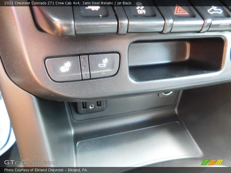 Satin Steel Metallic / Jet Black 2022 Chevrolet Colorado Z71 Crew Cab 4x4