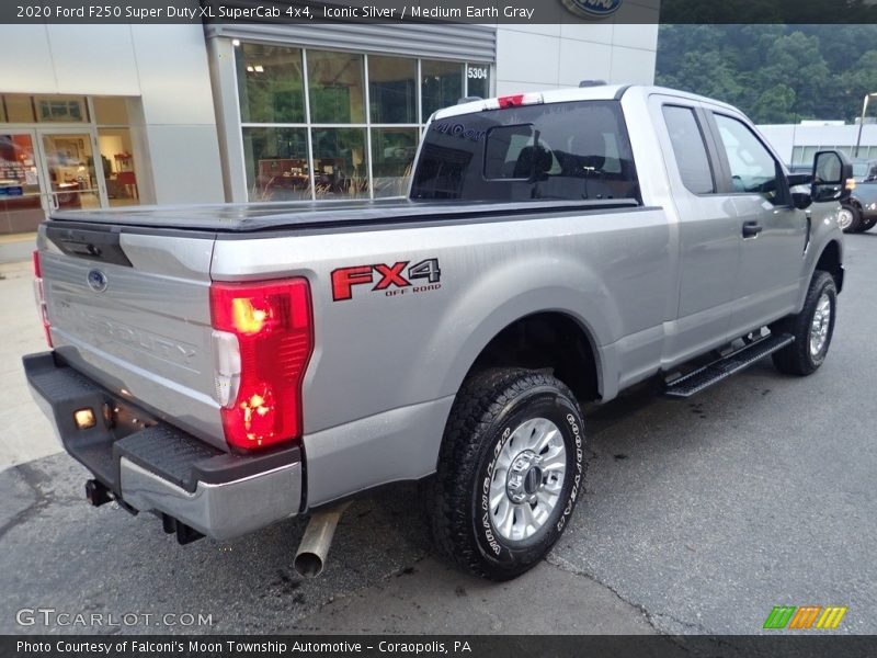Iconic Silver / Medium Earth Gray 2020 Ford F250 Super Duty XL SuperCab 4x4