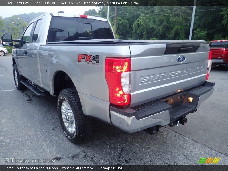 Iconic Silver / Medium Earth Gray 2020 Ford F250 Super Duty XL SuperCab 4x4