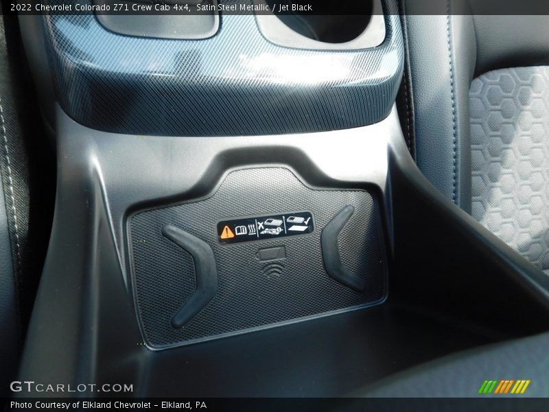 Satin Steel Metallic / Jet Black 2022 Chevrolet Colorado Z71 Crew Cab 4x4