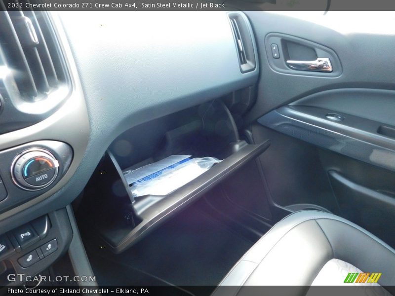 Satin Steel Metallic / Jet Black 2022 Chevrolet Colorado Z71 Crew Cab 4x4