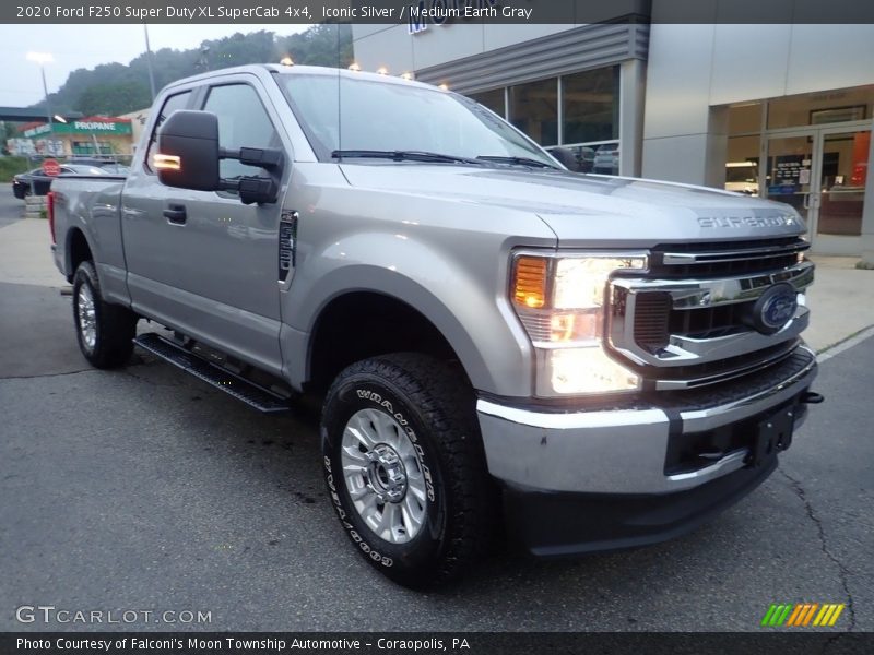 Iconic Silver / Medium Earth Gray 2020 Ford F250 Super Duty XL SuperCab 4x4