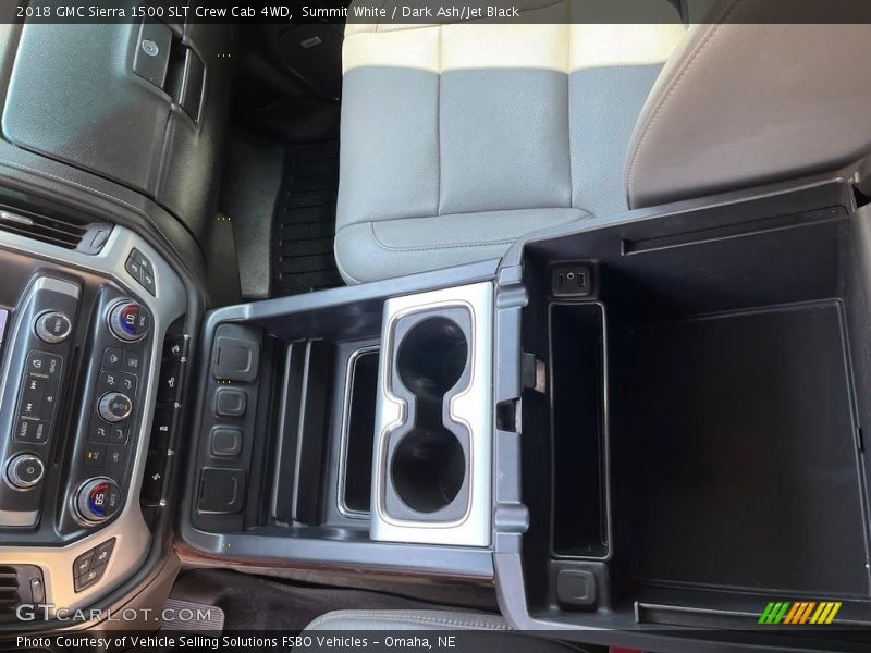 Summit White / Dark Ash/Jet Black 2018 GMC Sierra 1500 SLT Crew Cab 4WD
