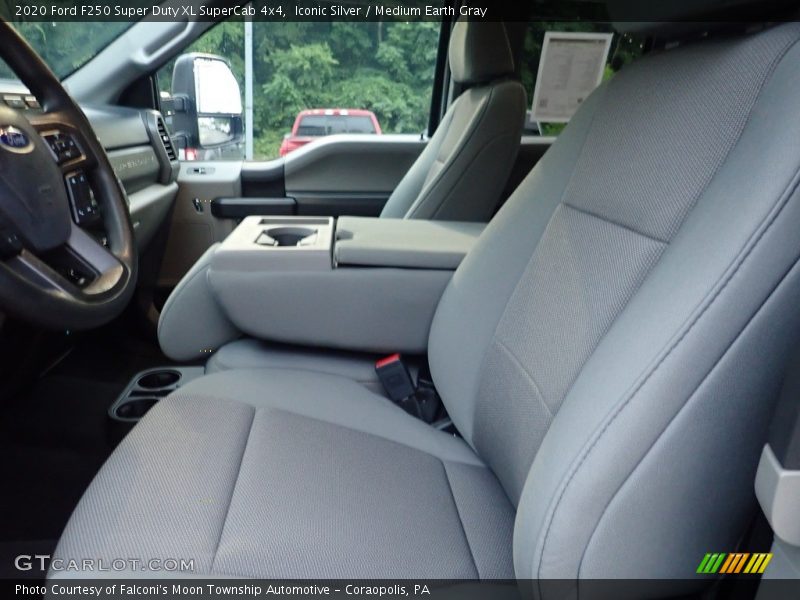 Iconic Silver / Medium Earth Gray 2020 Ford F250 Super Duty XL SuperCab 4x4