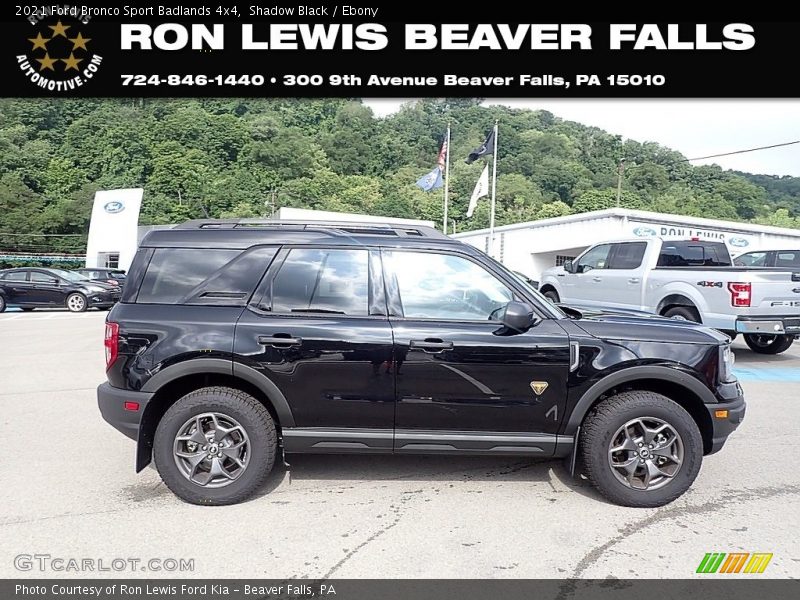 Shadow Black / Ebony 2021 Ford Bronco Sport Badlands 4x4