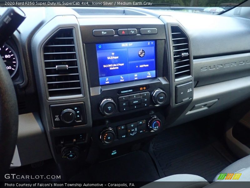 Iconic Silver / Medium Earth Gray 2020 Ford F250 Super Duty XL SuperCab 4x4