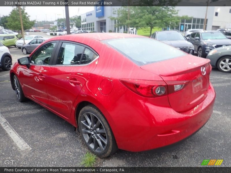 Soul Red Metallic / Black 2018 Mazda MAZDA3 Touring 4 Door