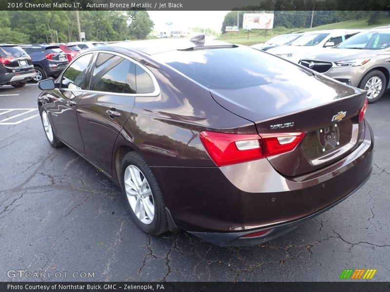 Autumn Bronze Metallic / Jet Black 2016 Chevrolet Malibu LT