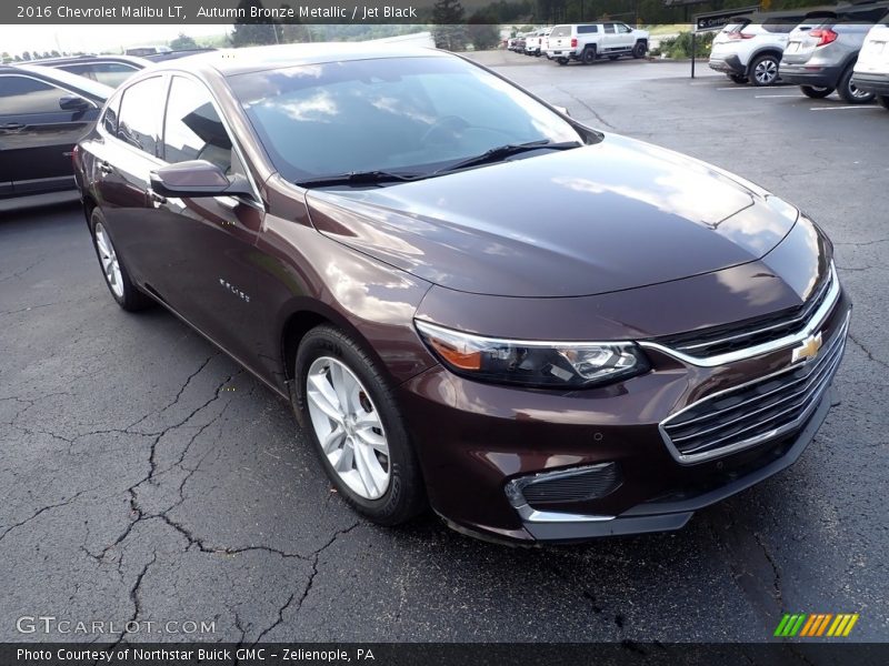 Autumn Bronze Metallic / Jet Black 2016 Chevrolet Malibu LT