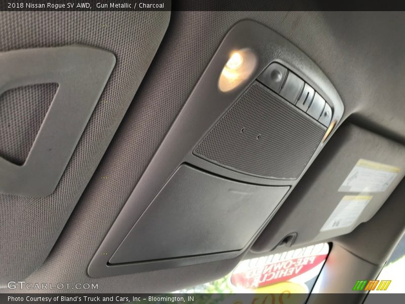 Gun Metallic / Charcoal 2018 Nissan Rogue SV AWD