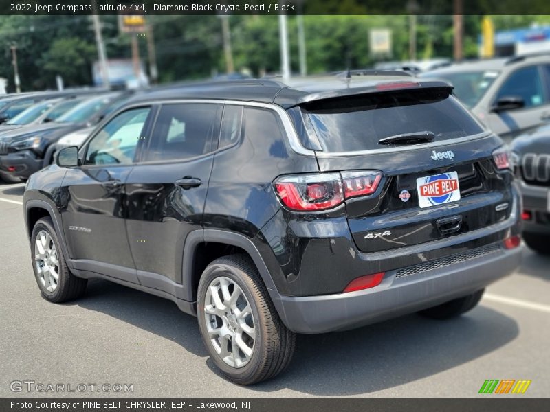 Diamond Black Crystal Pearl / Black 2022 Jeep Compass Latitude 4x4