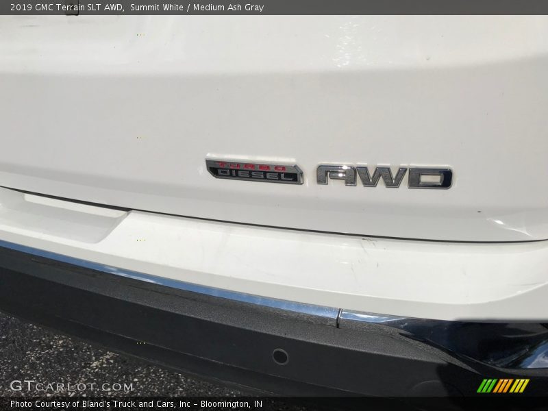 Summit White / Medium Ash Gray 2019 GMC Terrain SLT AWD