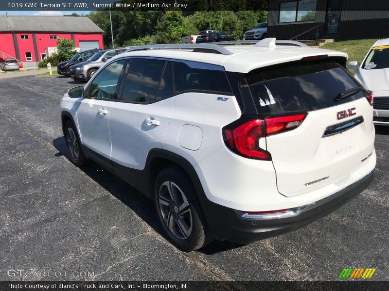Summit White / Medium Ash Gray 2019 GMC Terrain SLT AWD