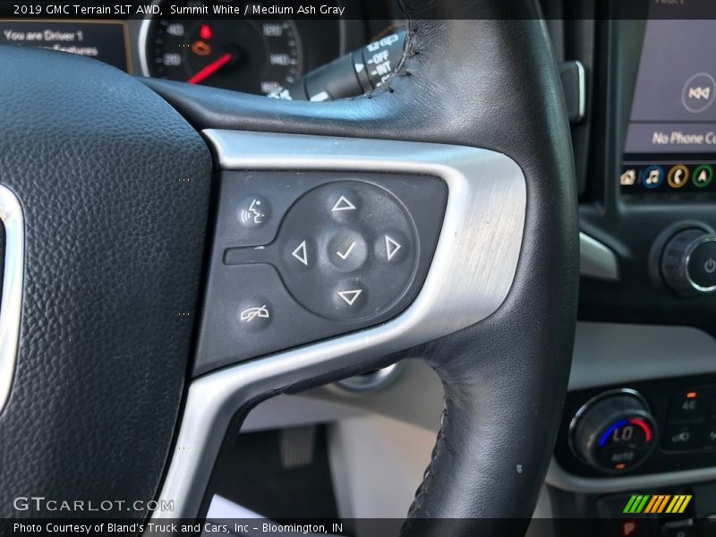 Summit White / Medium Ash Gray 2019 GMC Terrain SLT AWD