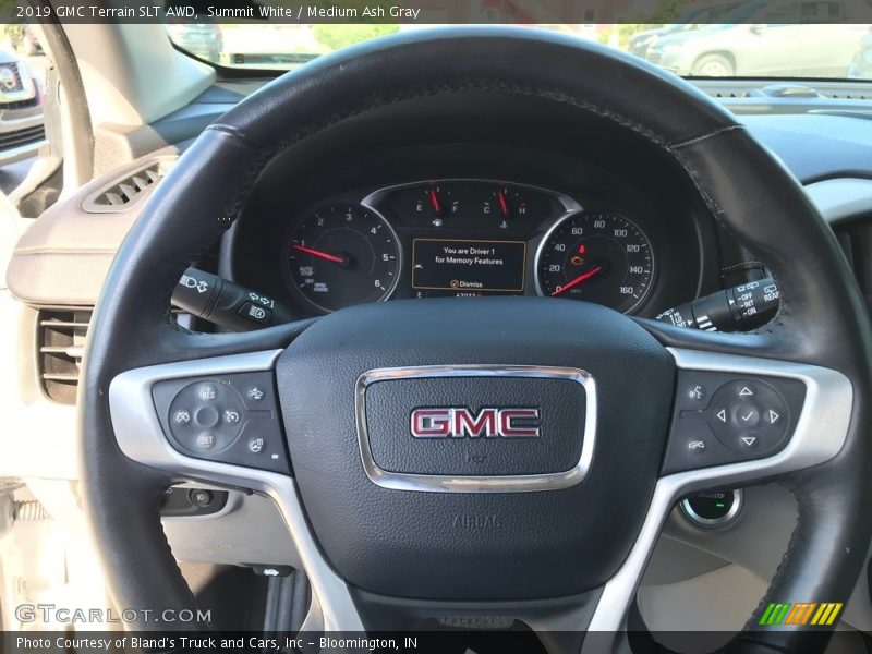 Summit White / Medium Ash Gray 2019 GMC Terrain SLT AWD