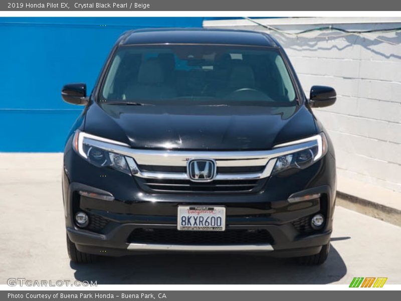 Crystal Black Pearl / Beige 2019 Honda Pilot EX