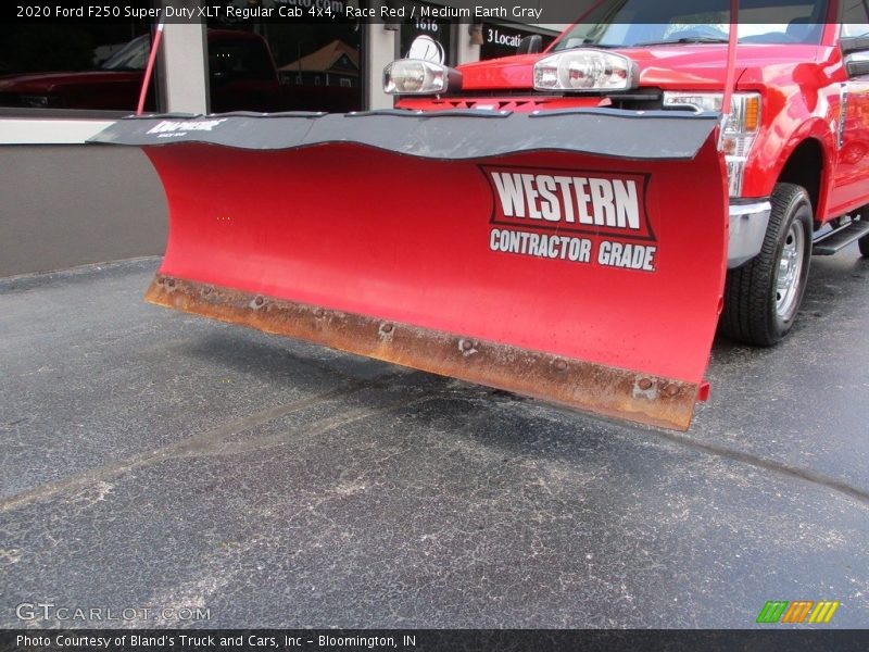 Race Red / Medium Earth Gray 2020 Ford F250 Super Duty XLT Regular Cab 4x4
