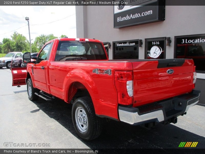 Race Red / Medium Earth Gray 2020 Ford F250 Super Duty XLT Regular Cab 4x4