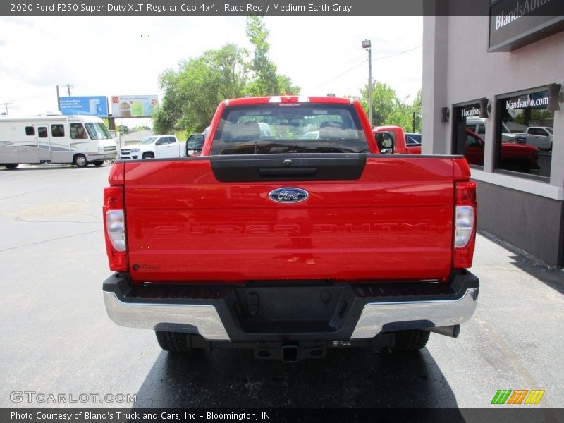 Race Red / Medium Earth Gray 2020 Ford F250 Super Duty XLT Regular Cab 4x4
