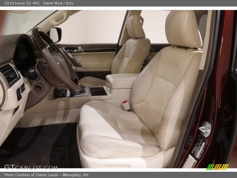 Front Seat of 2019 GX 460