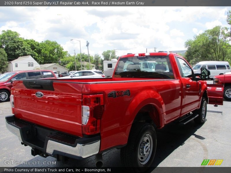 Race Red / Medium Earth Gray 2020 Ford F250 Super Duty XLT Regular Cab 4x4