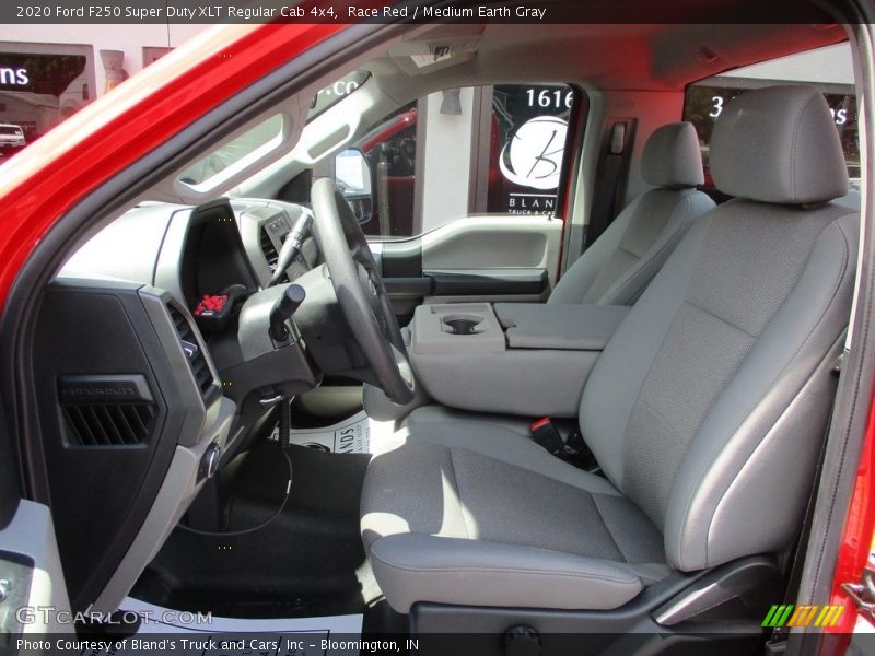 Race Red / Medium Earth Gray 2020 Ford F250 Super Duty XLT Regular Cab 4x4