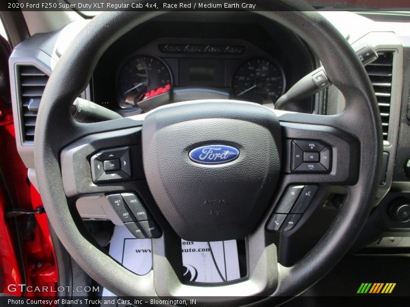 Race Red / Medium Earth Gray 2020 Ford F250 Super Duty XLT Regular Cab 4x4