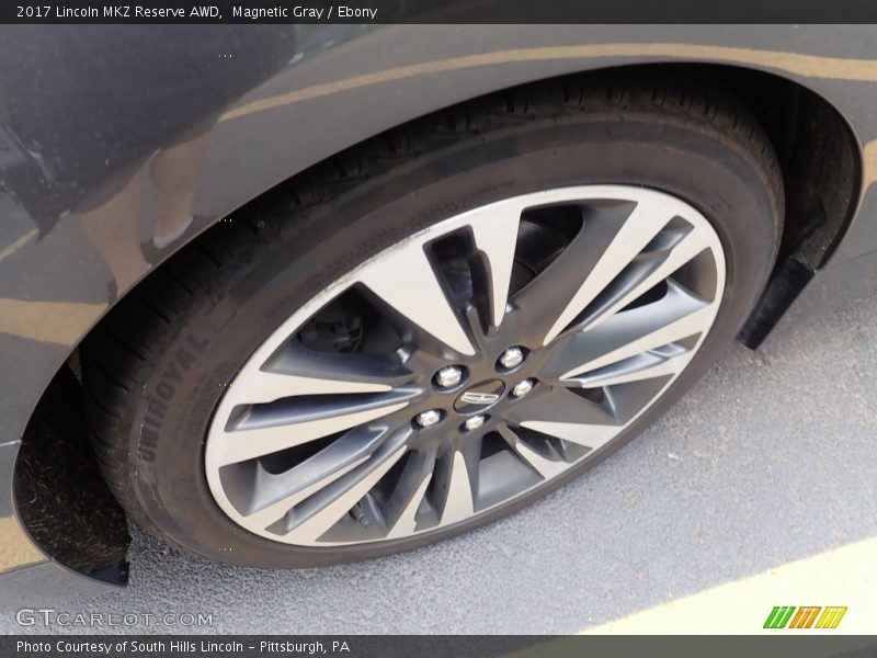 Magnetic Gray / Ebony 2017 Lincoln MKZ Reserve AWD