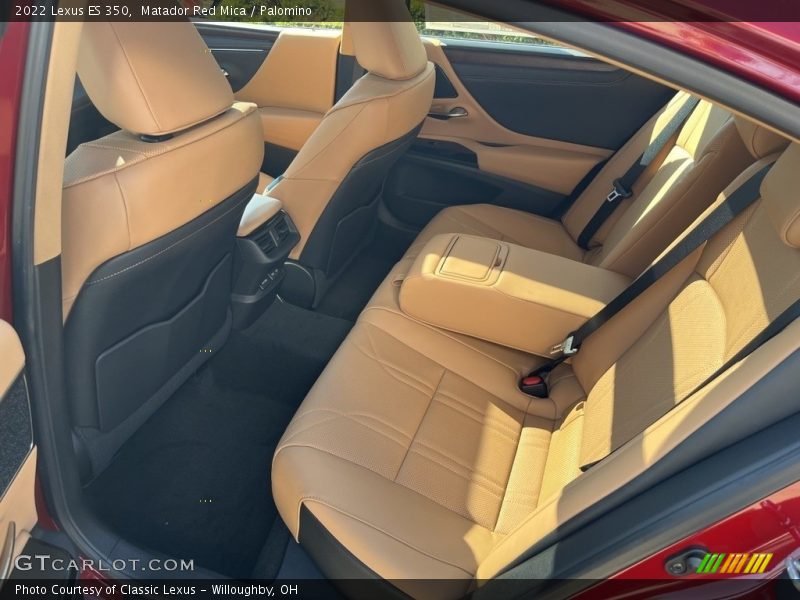 Rear Seat of 2022 ES 350