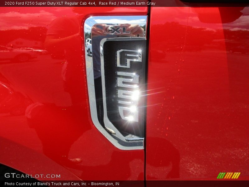 Race Red / Medium Earth Gray 2020 Ford F250 Super Duty XLT Regular Cab 4x4