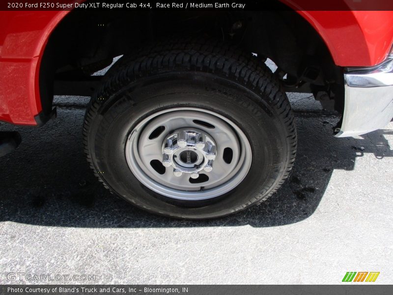 Race Red / Medium Earth Gray 2020 Ford F250 Super Duty XLT Regular Cab 4x4
