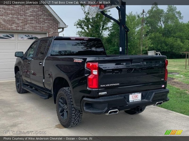 Black / Jet Black 2021 Chevrolet Silverado 1500 LT Trail Boss Crew Cab 4x4