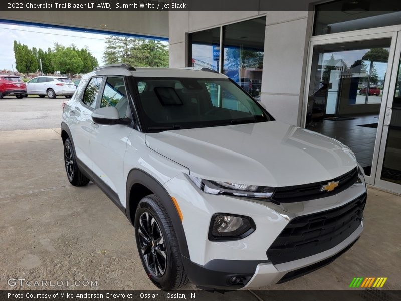 Summit White / Jet Black 2022 Chevrolet TrailBlazer LT AWD