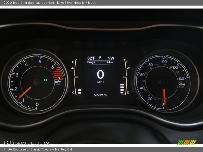 Billet Silver Metallic / Black 2020 Jeep Cherokee Latitude 4x4