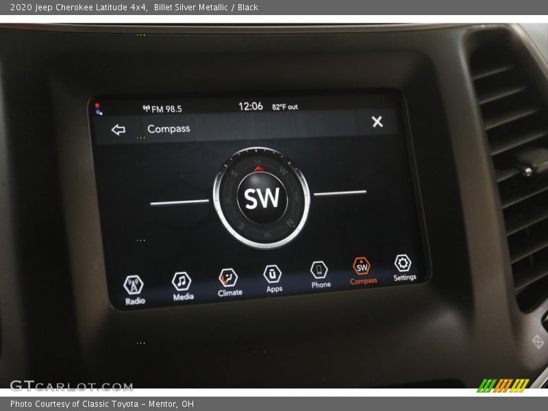 Billet Silver Metallic / Black 2020 Jeep Cherokee Latitude 4x4